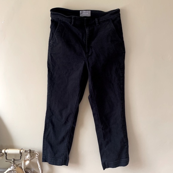 Everlane Pants - EVERLANE SLIM LEG CROP SIZE 10 BLACK